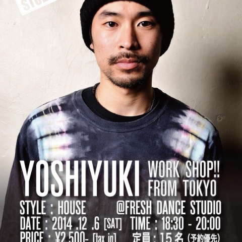 YOSHIYUKI WORKSHOP 開催!!